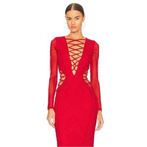 REVOLVE - AFRM “DALILA DRESS” in Red, in Size: XS